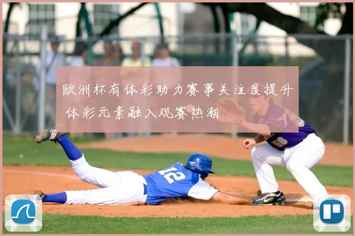 欧洲杯有体彩助力赛事关注度提升 体彩元素融入观赛热潮